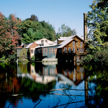 UNITED STATES - JANUARY 01: Frye Measure Mill, Wilton, New Hampshire (Photo by Carol M. Highsmith/Buyenlarge/Getty Images)