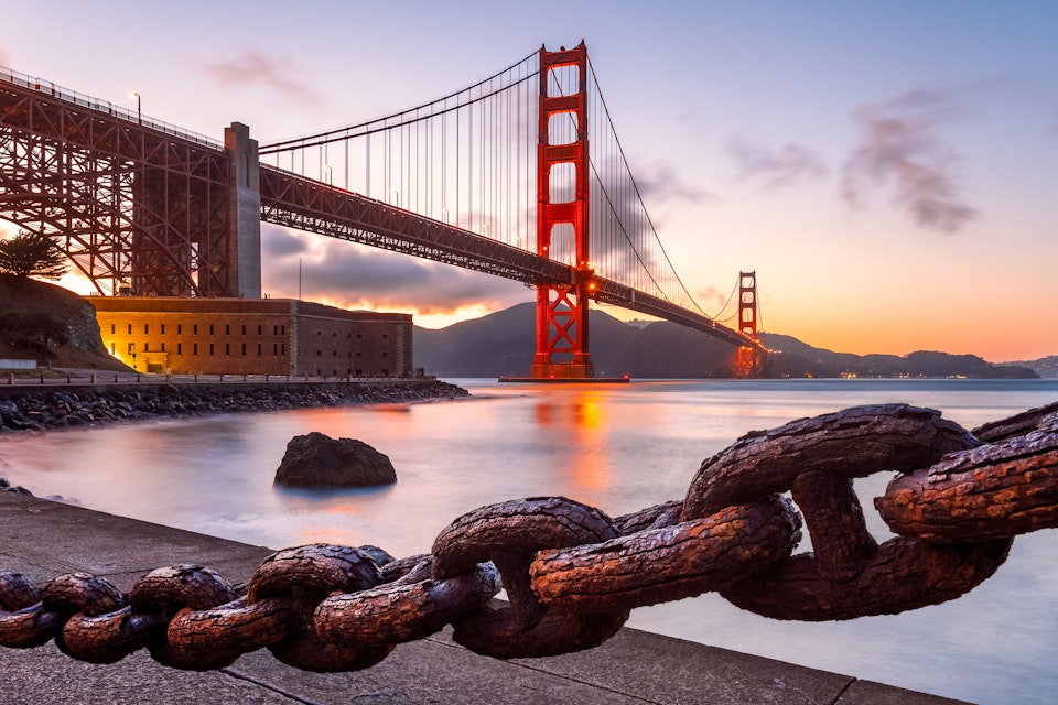 Chain, Golden Gate Bridge, San Francisco, America