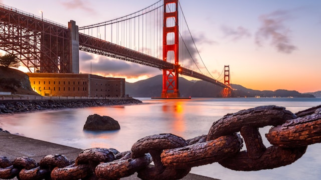 Chain, Golden Gate Bridge, San Francisco, America