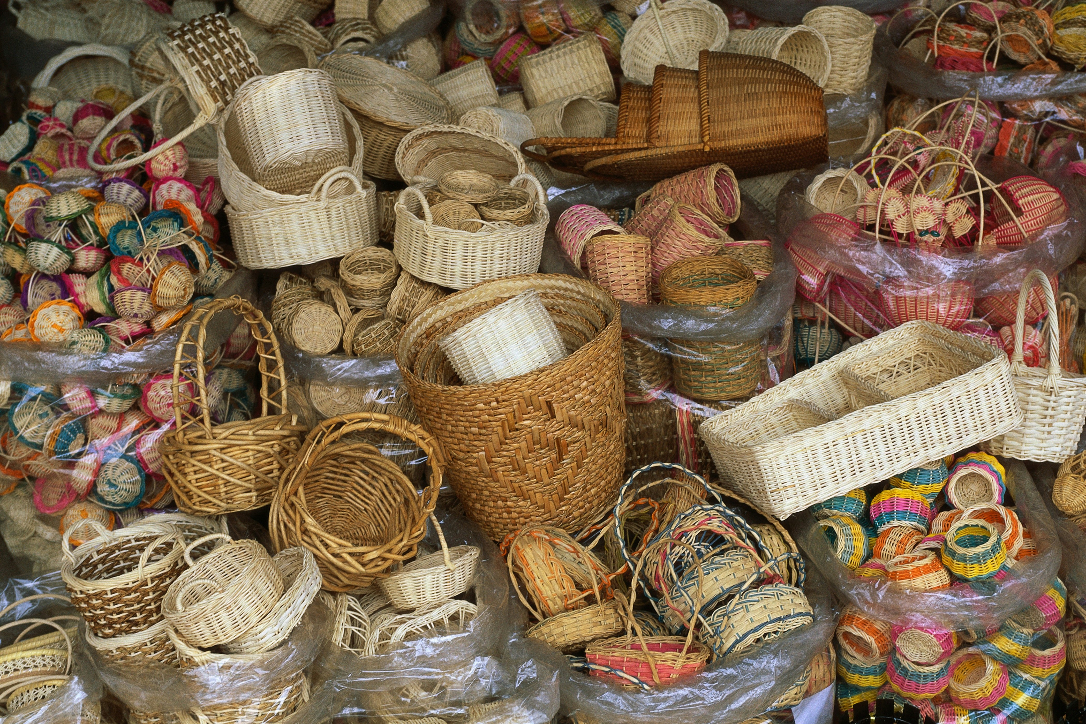Baskets for Sale at Chatuchak Market