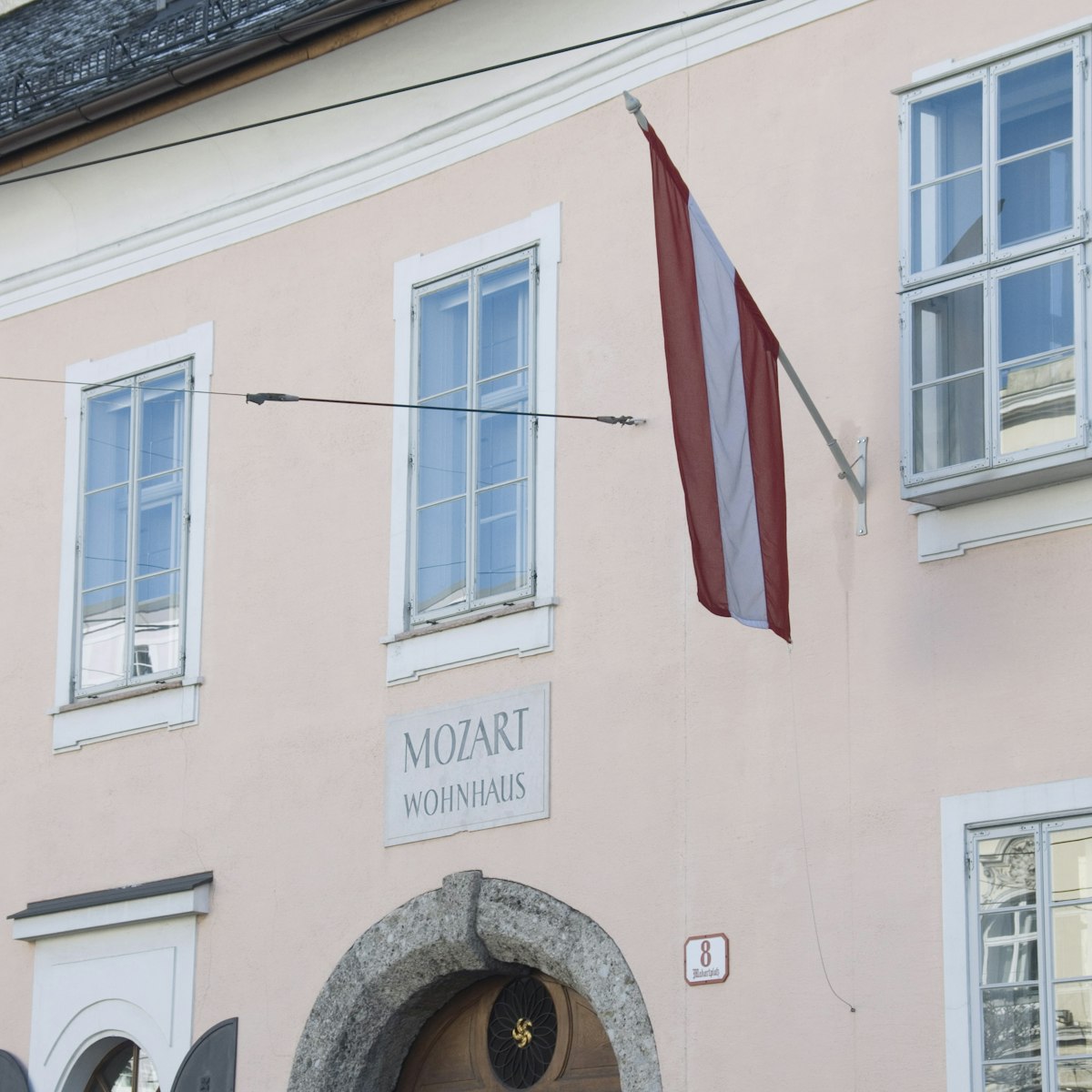 House where Mozart lived, now a museum, Salzburg, Austria, Europe
