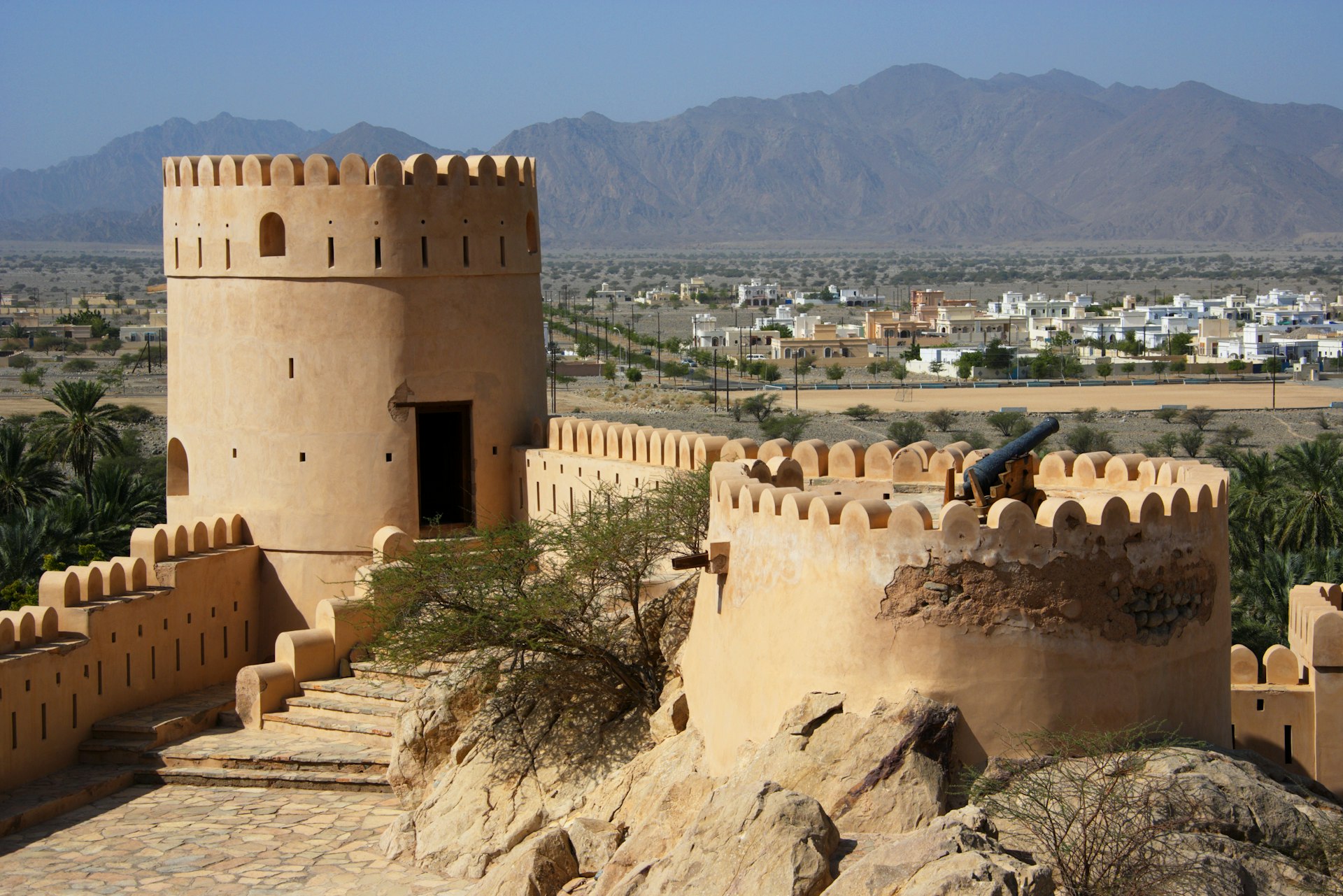 Nakhl Fort Museum in Barka, Oman 