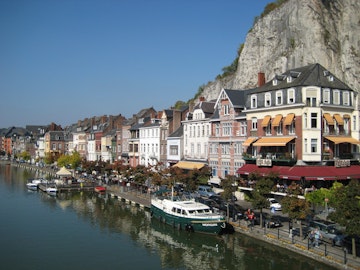 River Meuse in the Belgian province of Namur, Belg