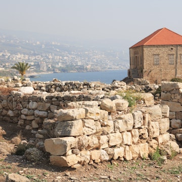Ancient ruins, Byblos, UNESCO World Heritage Site, Jbail, Lebanon, Middle East
