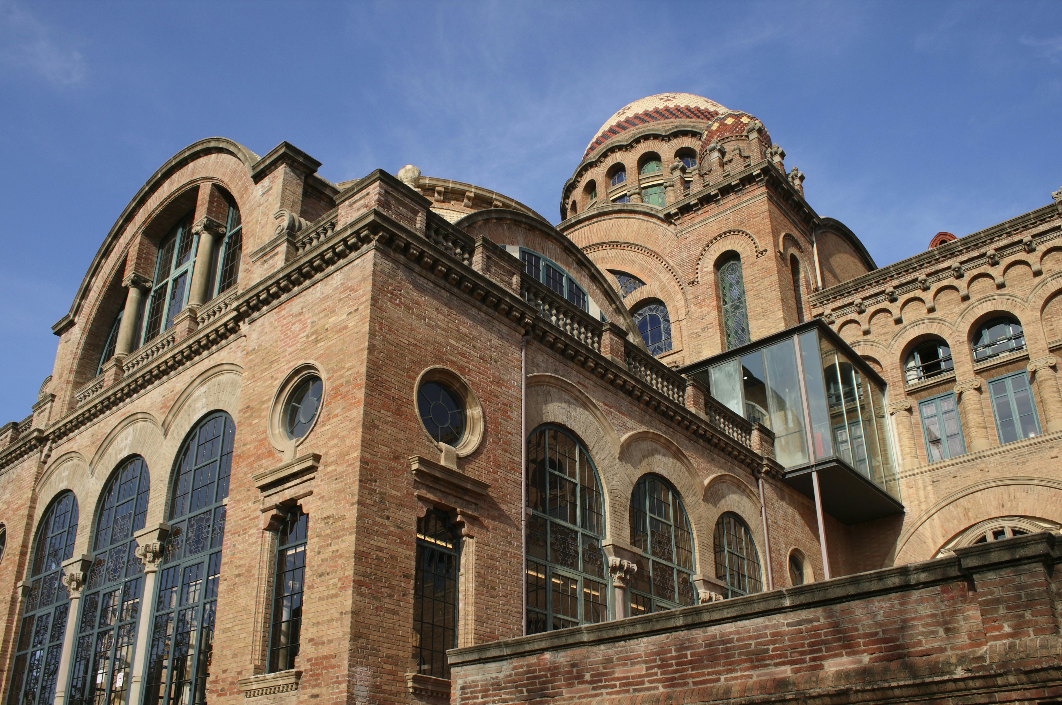 Hospital de la Santa Creu i Sant Pa, Catalan for Hospital of the Holy Cross and Saint Paul. The complex built between 1901 and 1930 in Barcelona.