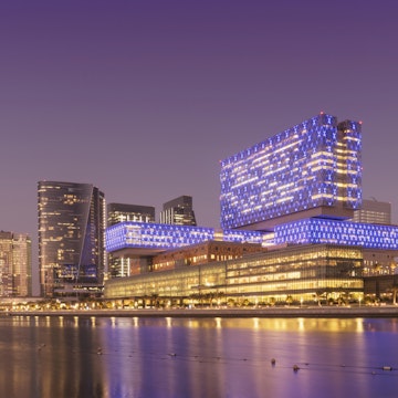 Modern buildings on Al Maryah Island (formerly known as Sowwah Island).