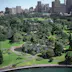 aerial view of royal botanic gardens, sydney
