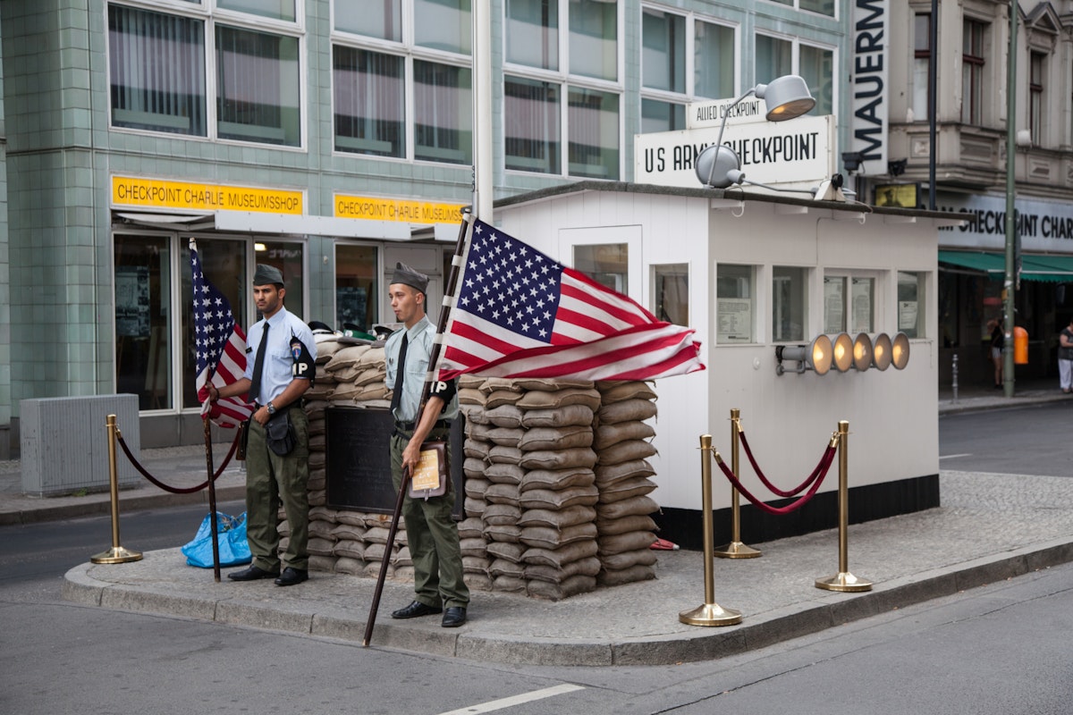 500px Photo ID: 75897459 - Checkpoint Charlie, Berlin - preserved as a tourist attraction