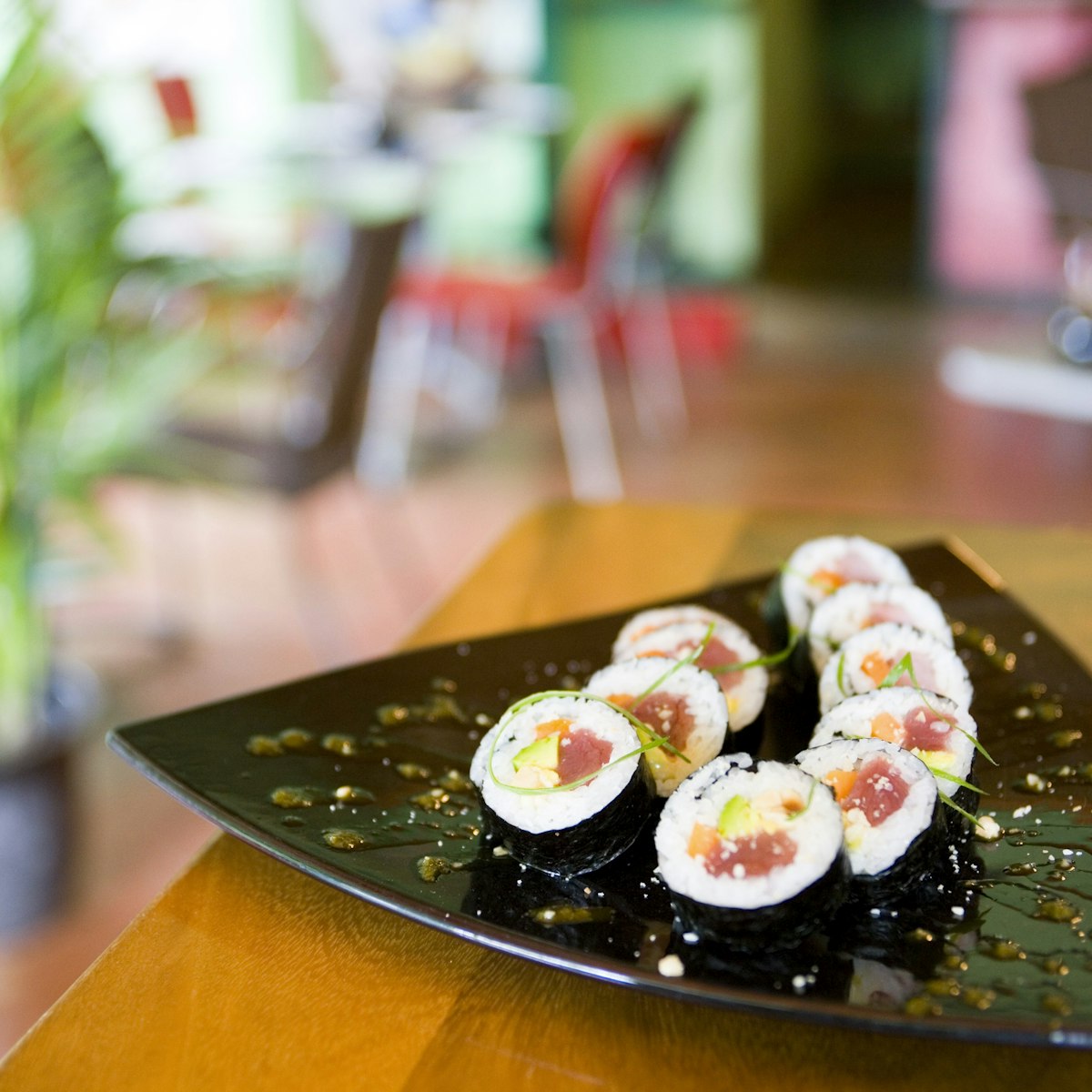 Sushi platter, Sushi Rock Cafe, Hawi, North Kohala.