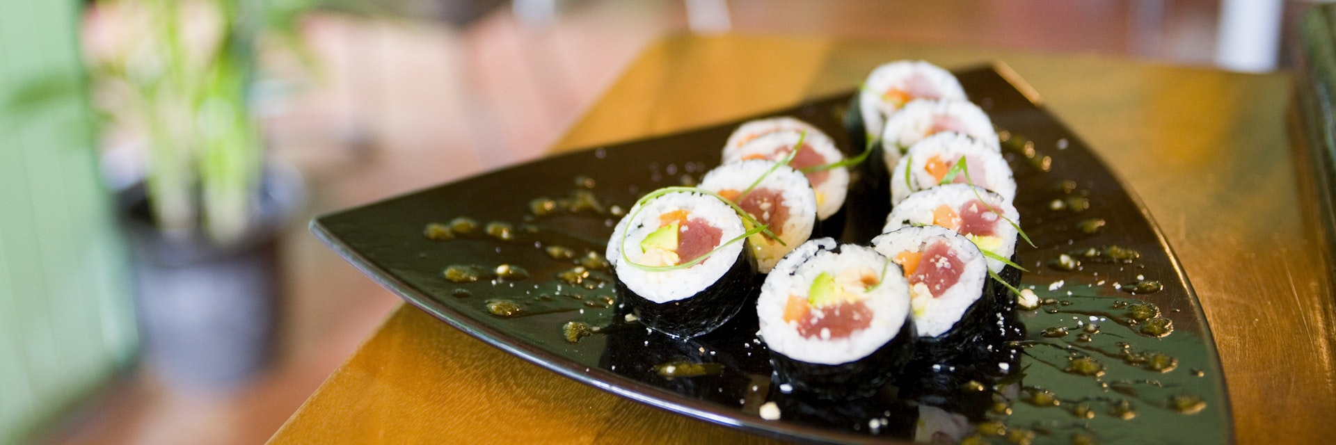 Sushi platter, Sushi Rock Cafe, Hawi, North Kohala.