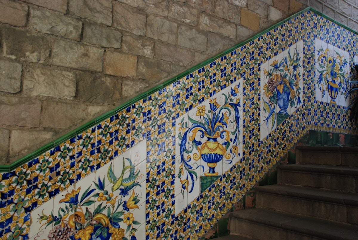 Tiles inside Casa de l’Ardiaca