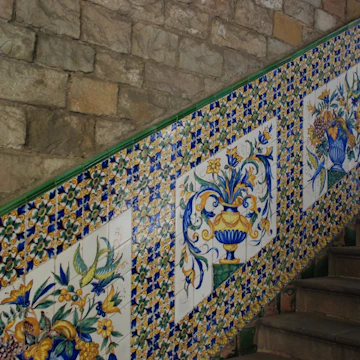 Tiles inside Casa de l’Ardiaca