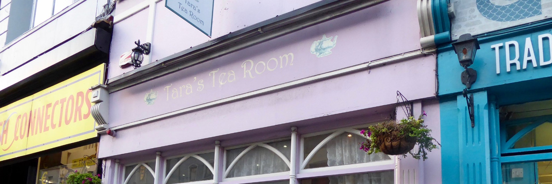The facade of Tara's Tea Rooms