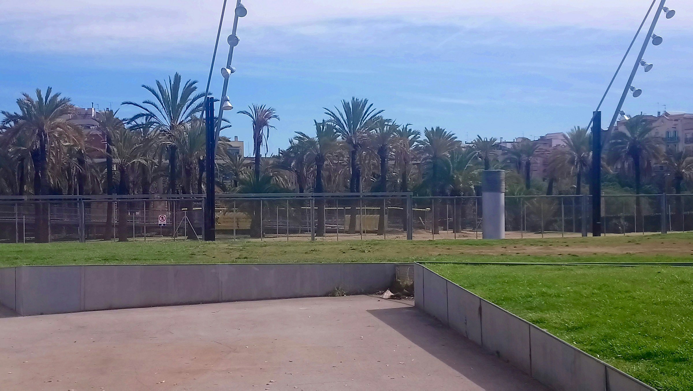 View of Parc de Joan Miró