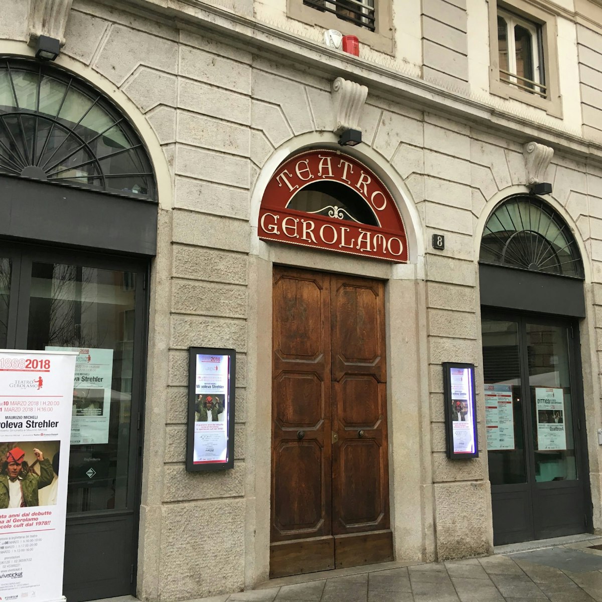 Street view of Teatro Gerolamo