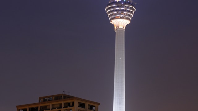 Medan Tuanku Station, Menara KL Tower.