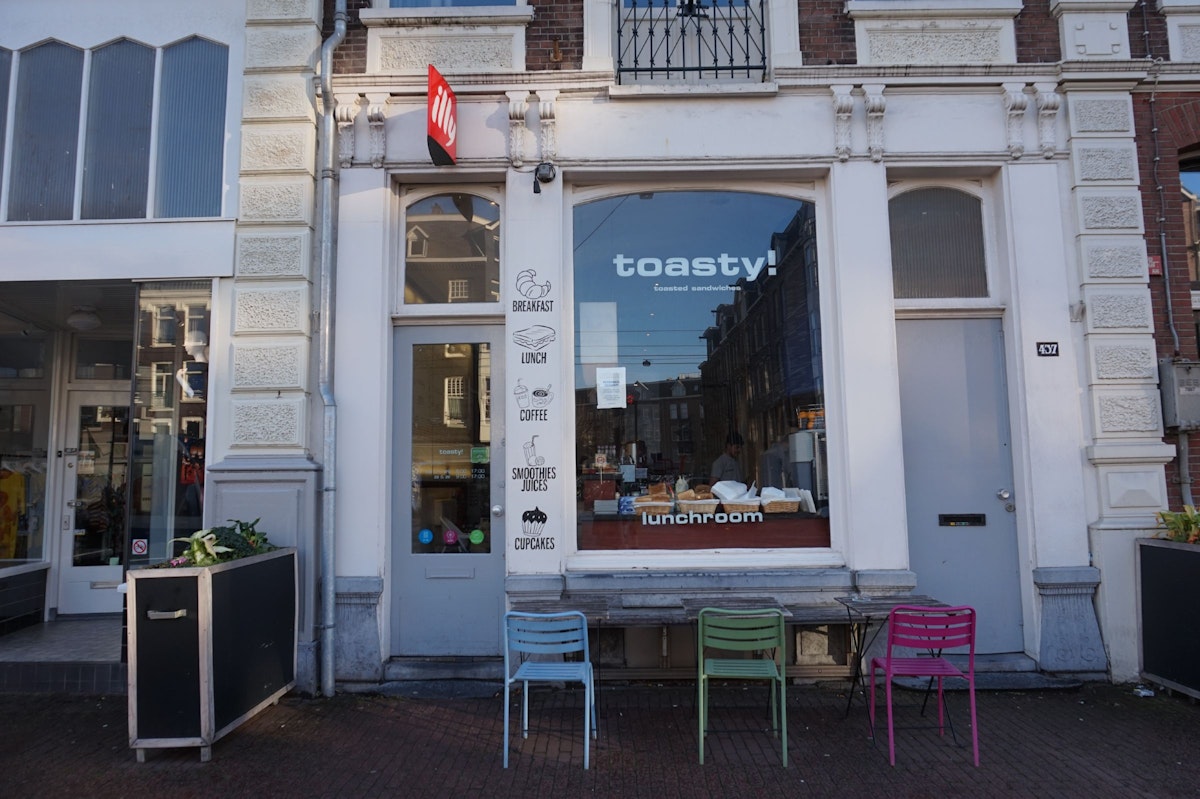 Grab a quick snack at Toasty, Amsterdam