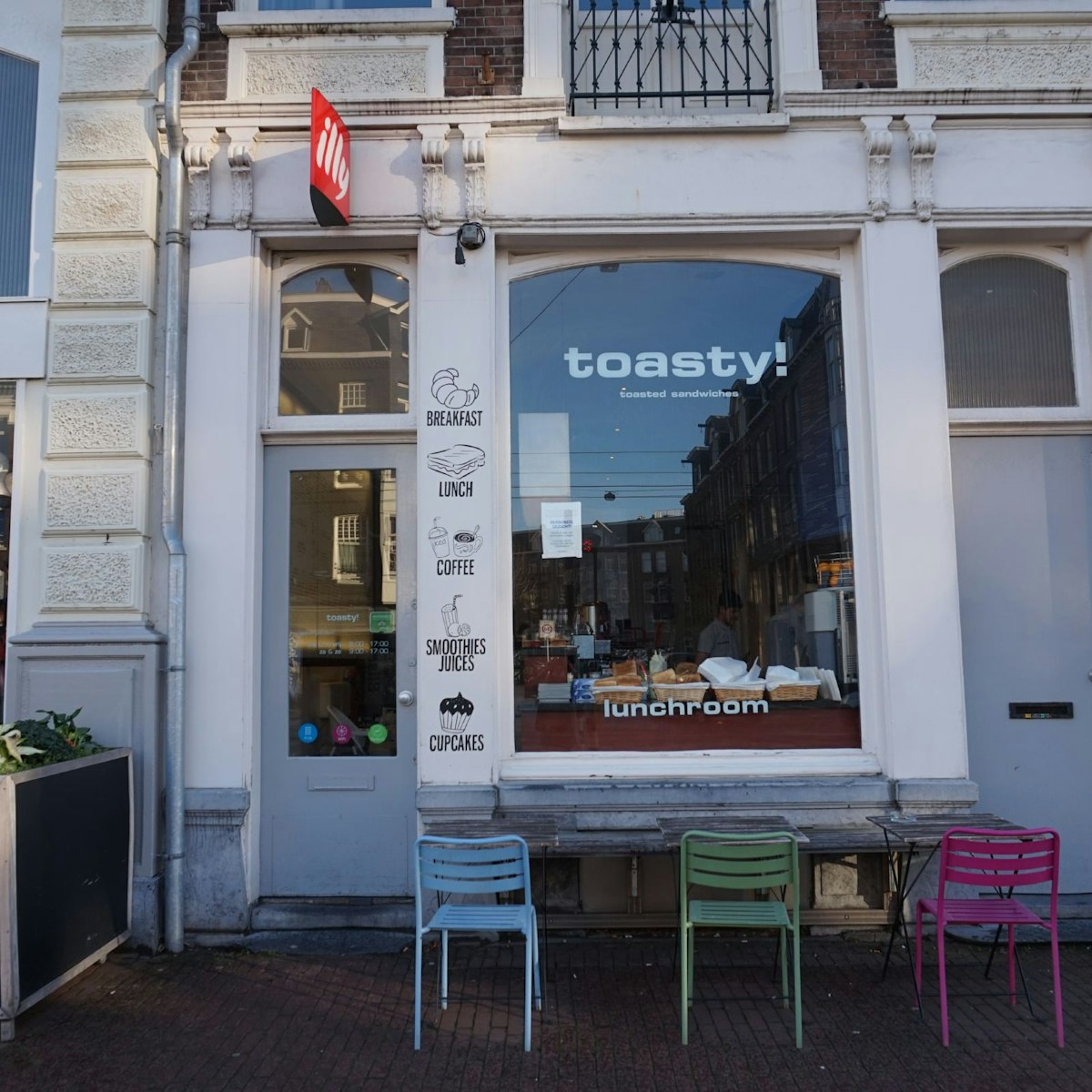 Grab a quick snack at Toasty, Amsterdam