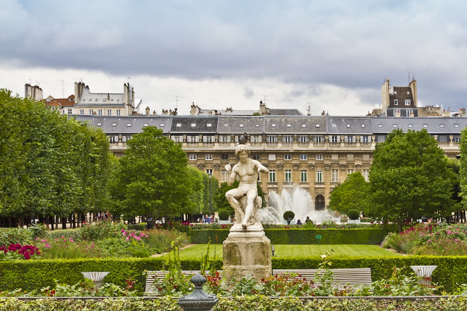 PARIS - JULY 13 : Palais-Royal (1639), originally called Palais-Cardinal, it was personal residence of Cardinal Richelieu in Paris, France on July 13,2012. Sculptures..; Shutterstock ID 110693474; Your name (First / Last): redownload; GL account no.: redownload; Netsuite department name: redownload; Full Product or Project name including edition: redownload