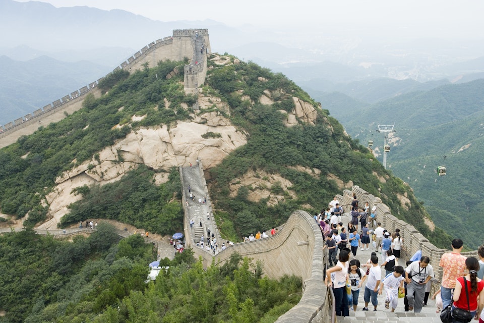 The Great Wall at Badaling.