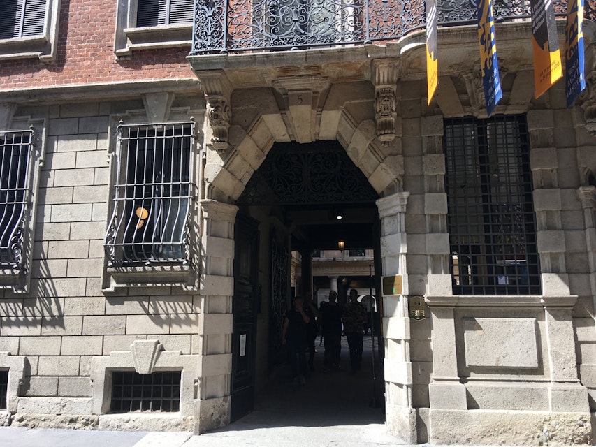 Museo Bagatti Valsecchi entrance.