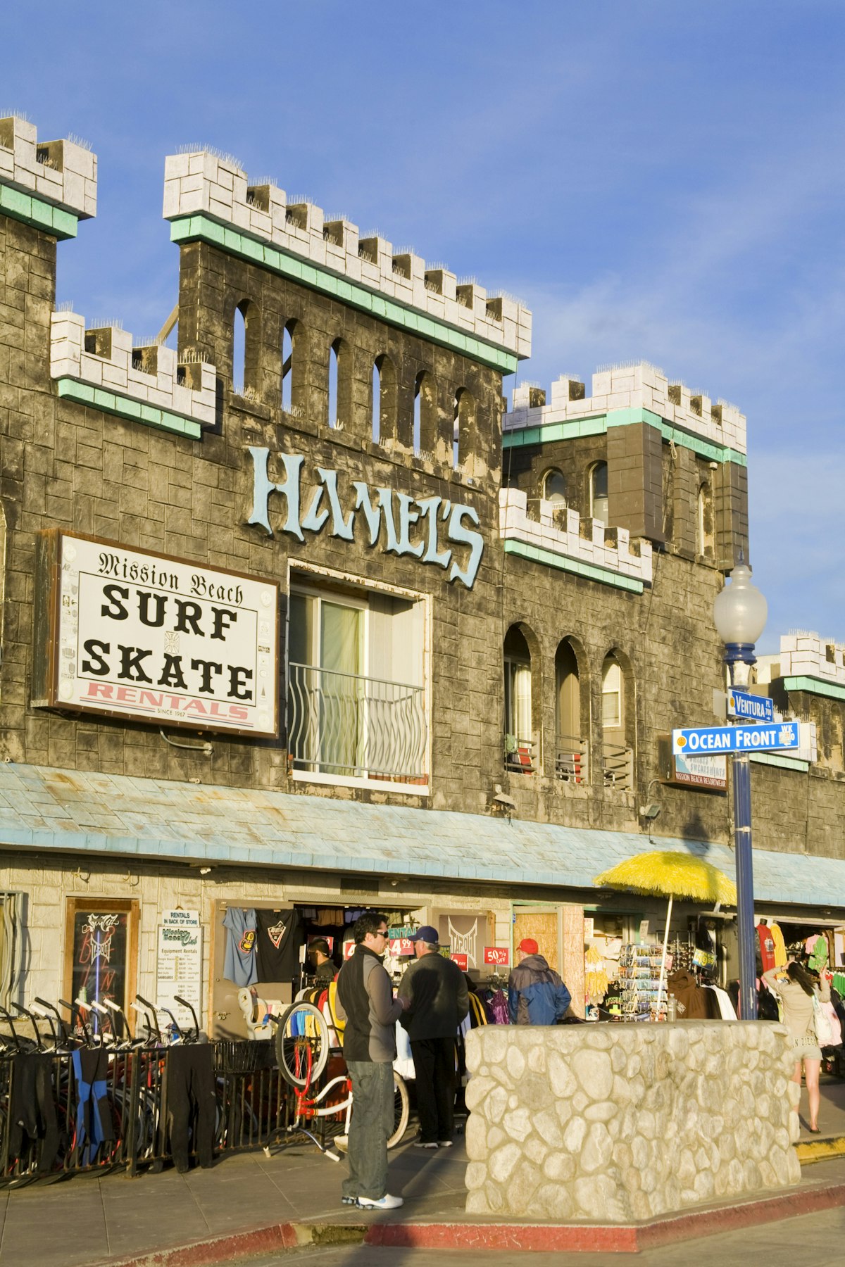 Hamel's surf and skate store on Mission Beach.