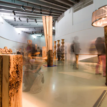 MILAN - APRIL 15: People at Triennale during Fuorisalone, international furnishing accessories exhibition April 15, 2010 in Milan, Italy.; Shutterstock ID 54193582; Your name (First / Last): Josh Vogel; GL account no.: 56530; Netsuite department name: Online Design; Full Product or Project name including edition: Digital Content/Sights