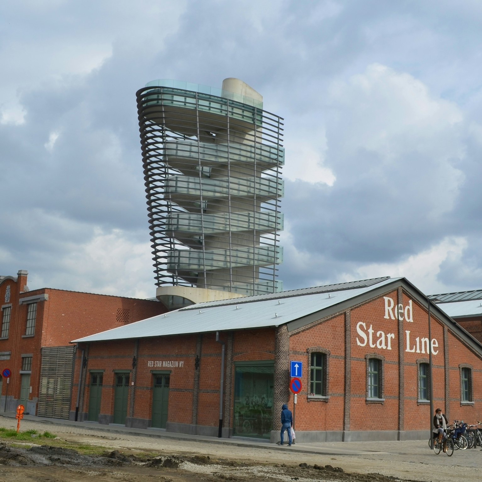 ANTWERP, BELGIUM, MARCH 5, 2014: Red star line museums attracts a lot of visitors willing to know history of one upon a time famous transport company.; Shutterstock ID 224863564; Your name (First / Last): Daniel Fahey; GL account no.: 65050; Netsuite department name: Online Editorial; Full Product or Project name including edition: Red Star Line Museum POI
