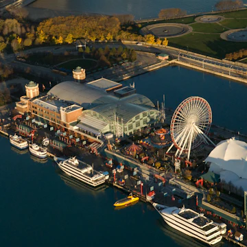 Navy Pier on Lake Michigan