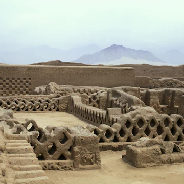 Tschudi ruins. Chan Chan, north of Trujillo, Peru.