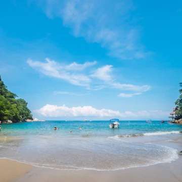 Mexico, Banderas Bay, Small Bay at Boca de Tomatlan