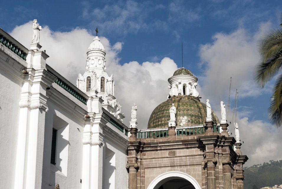 Quito Cathedral, porch dome