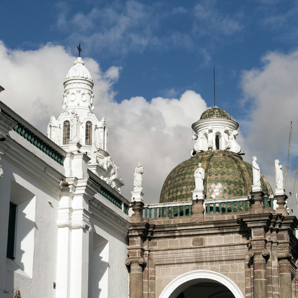Quito Cathedral, porch dome