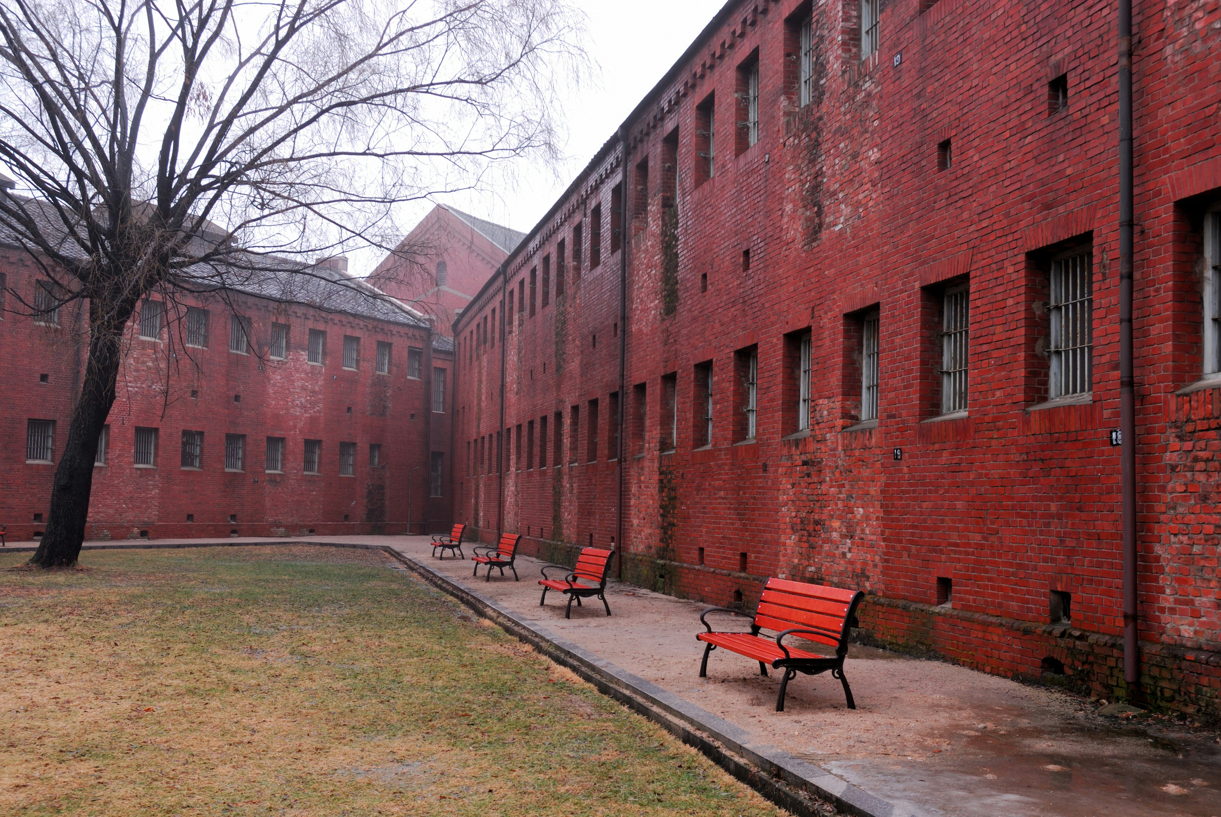 Exterior of Seodaemun Prison, north of river.
