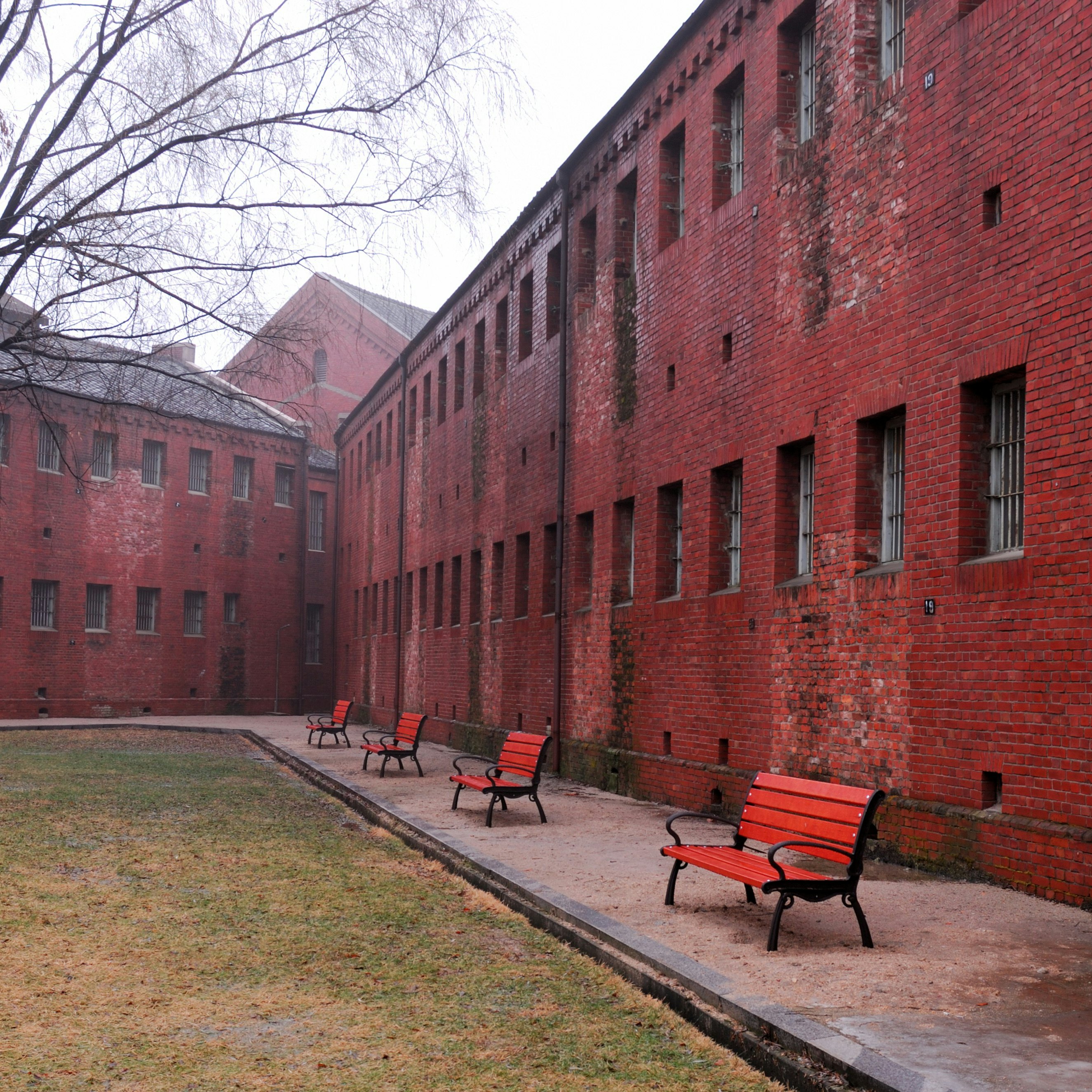 Exterior of Seodaemun Prison, north of river.