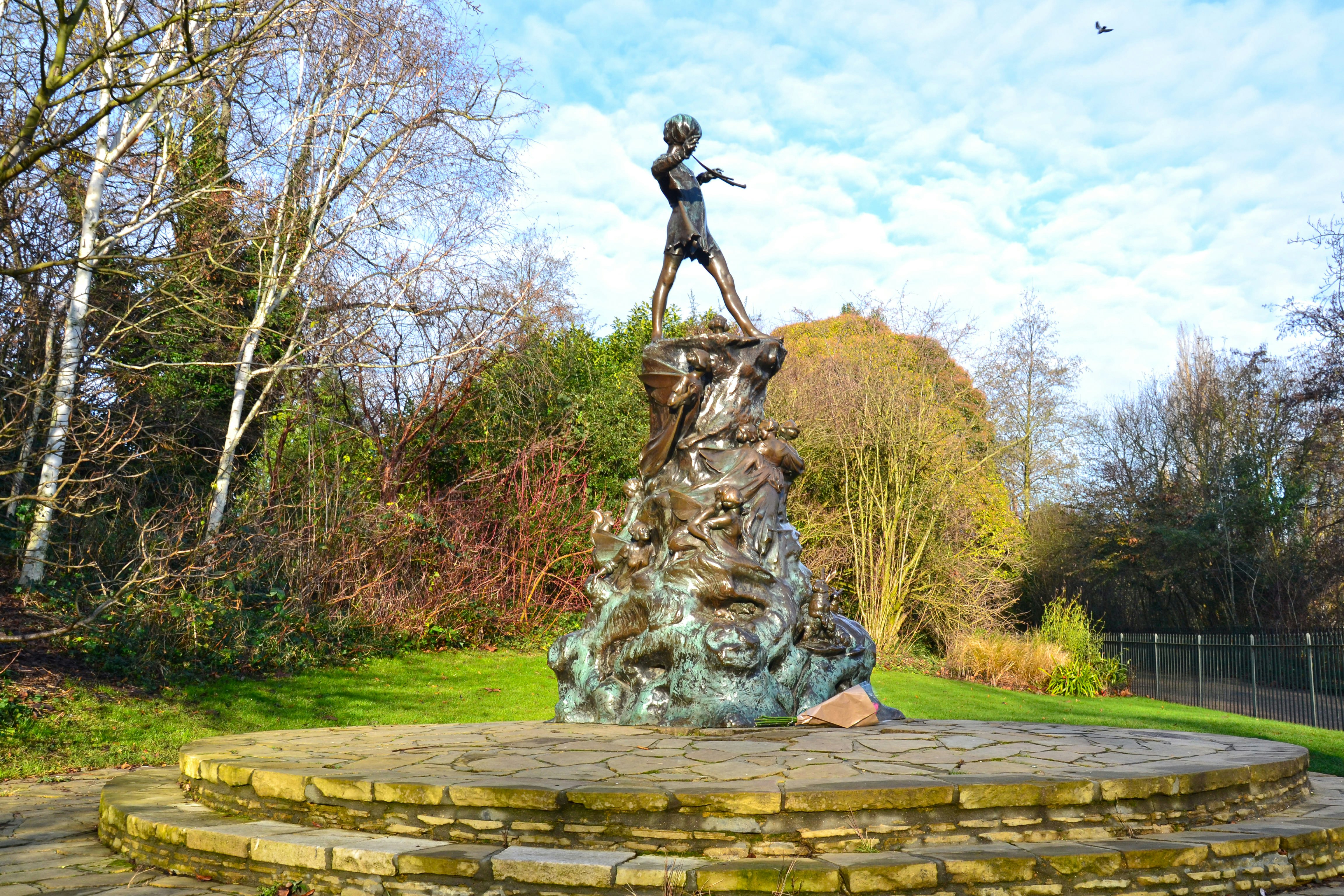 The Peter Pan Statue in Kensington Gardens