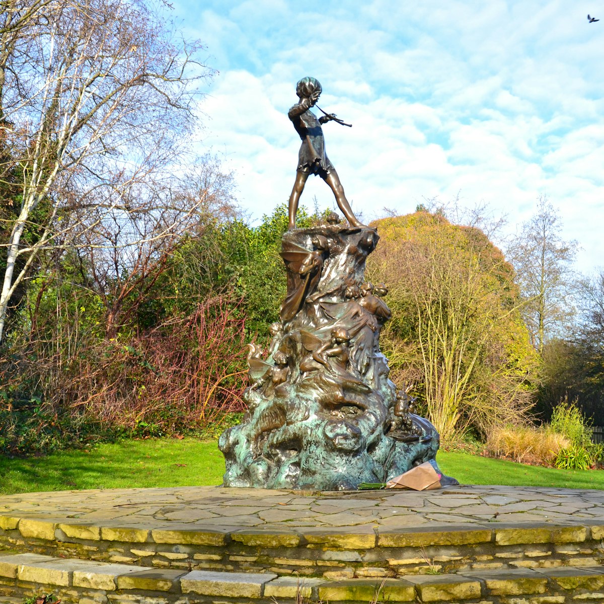 The Peter Pan Statue in Kensington Gardens