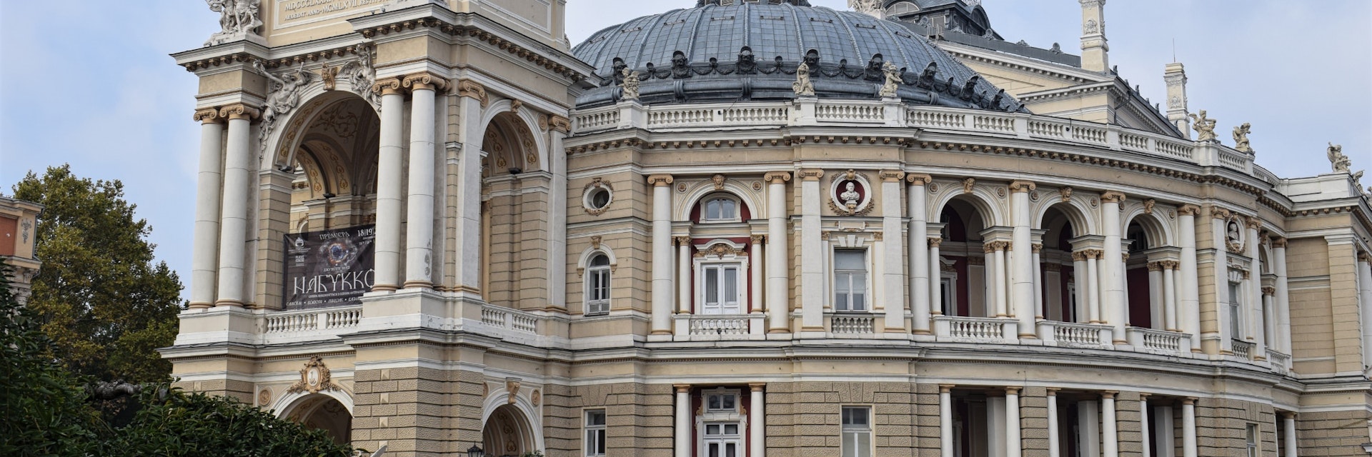 The Odesa Opera & Ballet Theatre building, designed in the 1880s