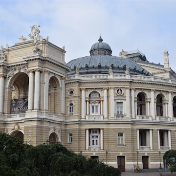 The Odesa Opera & Ballet Theatre building, designed in the 1880s