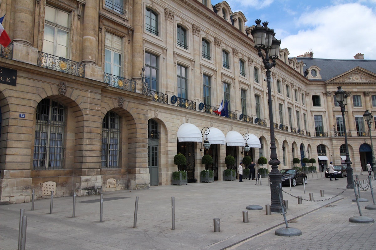 exterior (place Vendôme), Hôtel Ritz Paris.