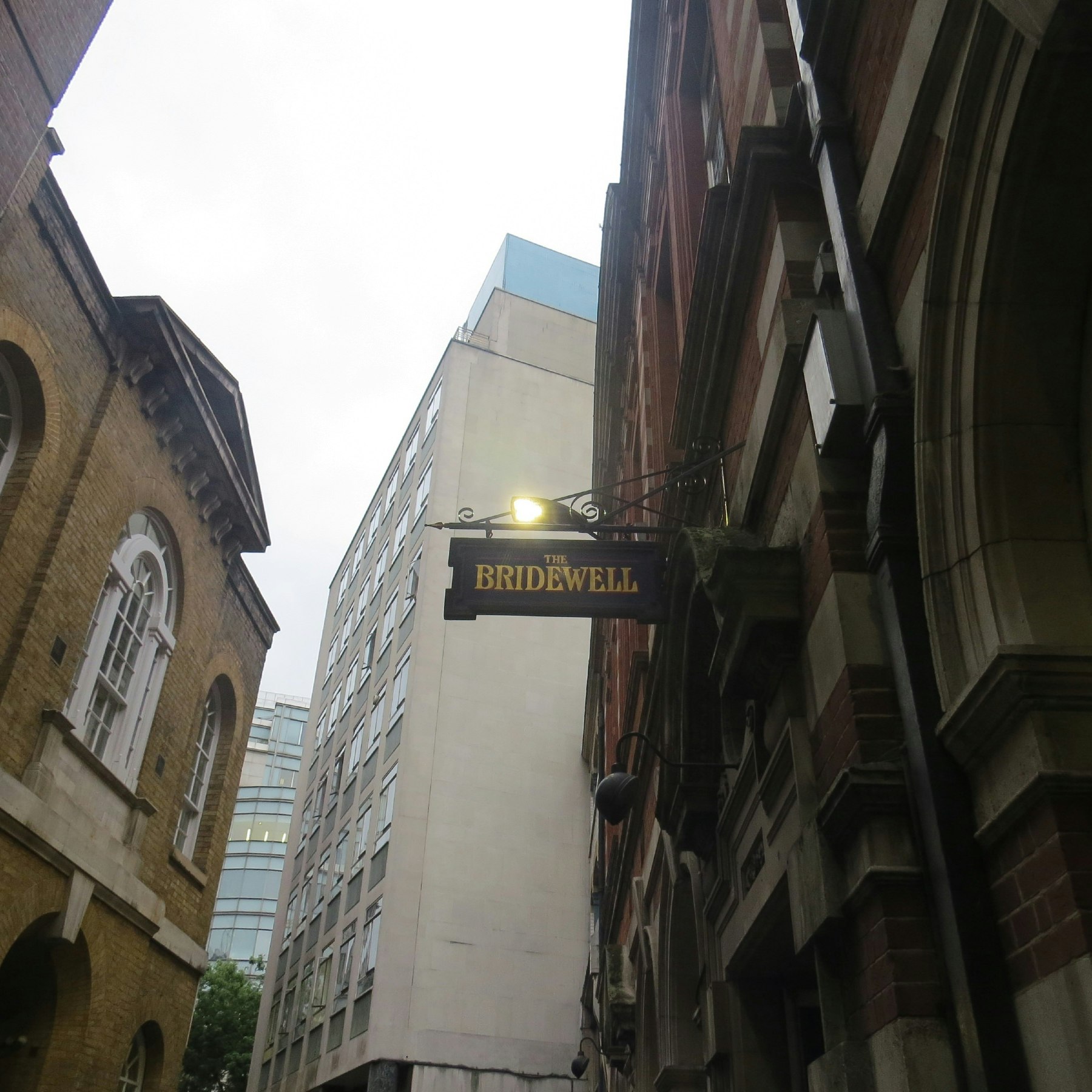 The entrance to Bridewell Theatre, which was converted from an old Victorian swimming pool