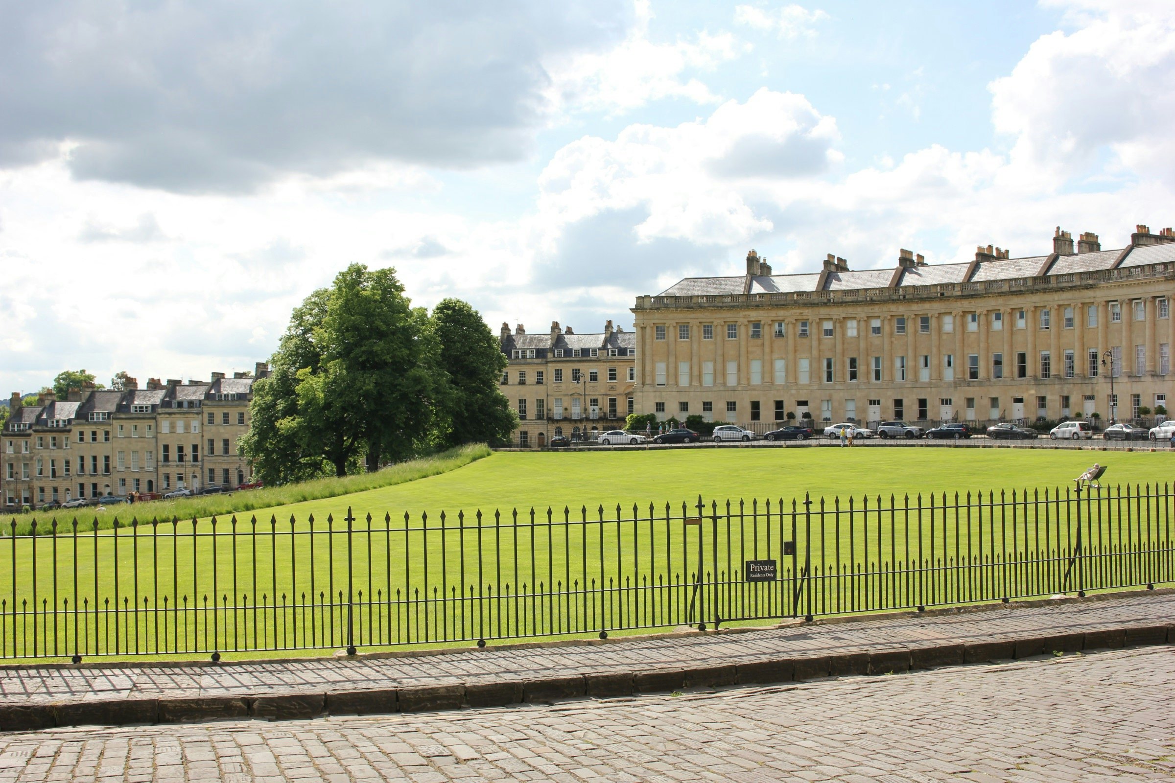 The view from No 1 Royal Crescent