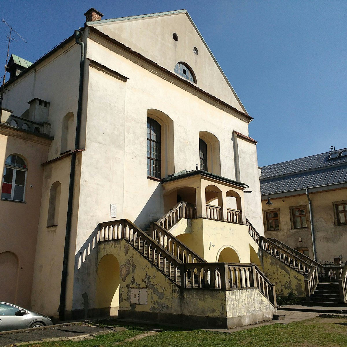 Exterior of the Isaac Synagogue, Kraków's largest synagogue