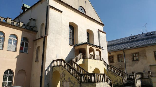Exterior of the Isaac Synagogue, Kraków's largest synagogue