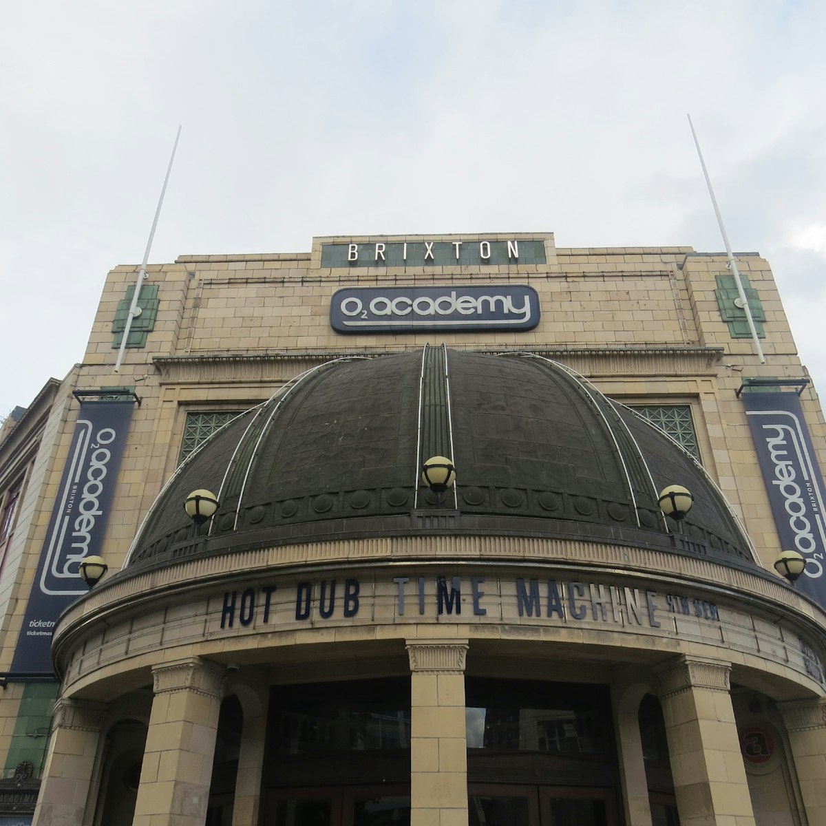 Outside the O2 Academy in Brixton