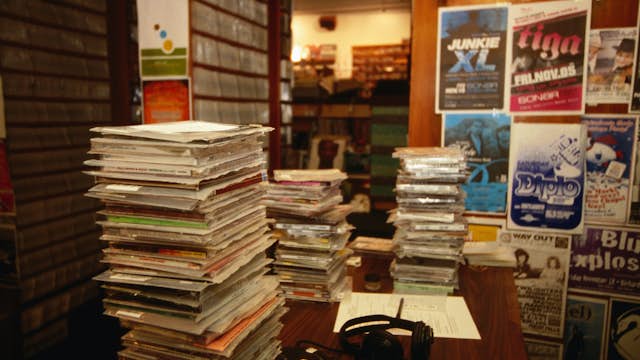 Inside Zulu Records, Kitsilano neighbourhood.