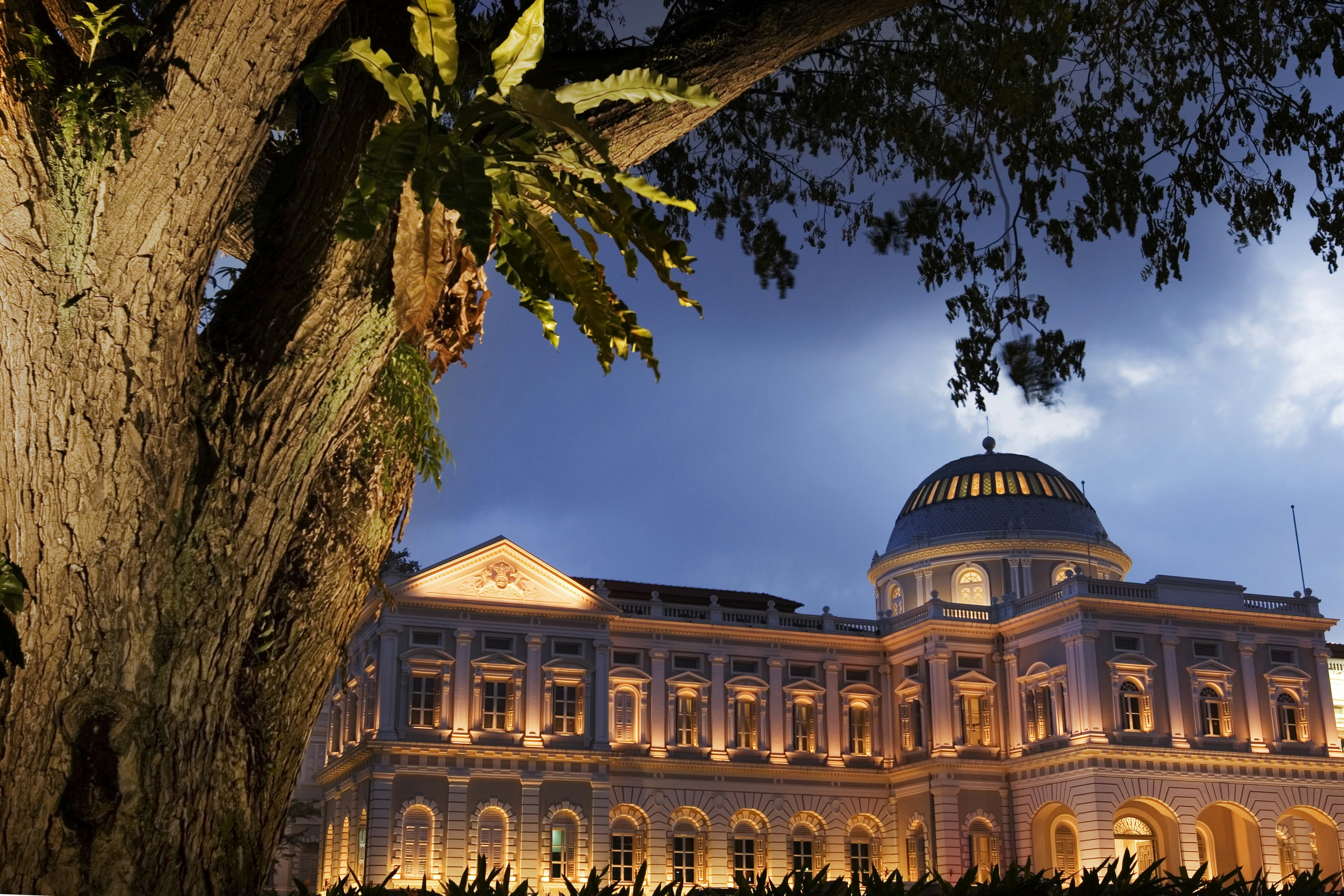 National Museum of Singapore facade.