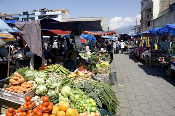 Otavalo Market, Otavalo, Imbabura Province, Ecuador