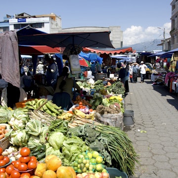 Otavalo Market, Otavalo, Imbabura Province, Ecuador