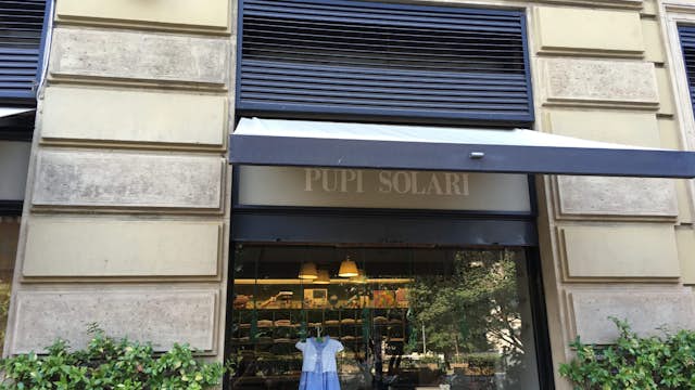 Pupi Solari shop window